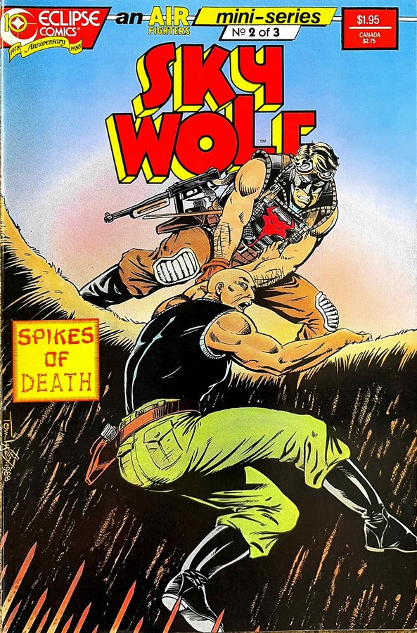 Sky Wolf #2 (1988) Eclipse Comics cover
