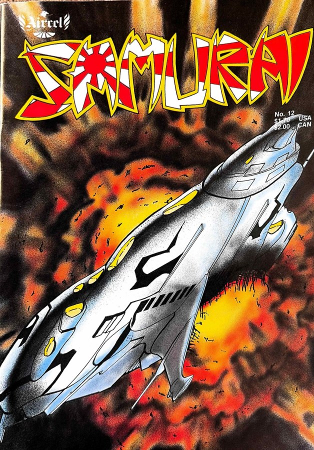Samurai #12 (1986) Aircel Comics cover