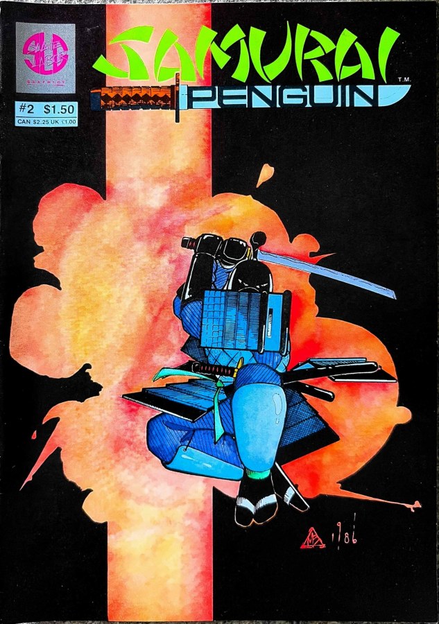 Samurai Penguin #2 (1986) Slave Labor Graphics cover