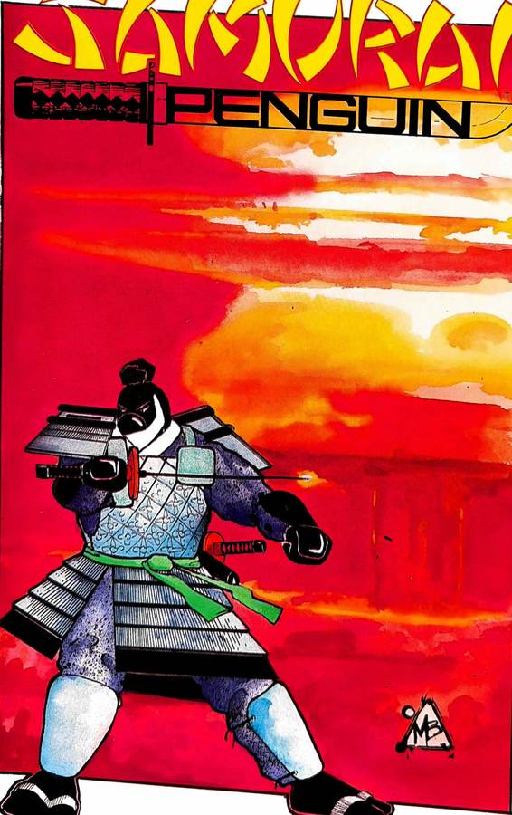 Samurai Penguin #1 (1986) Slave Labor Graphics cover