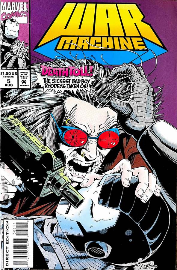 War Machine #5 (1994) Marvel Comics cover