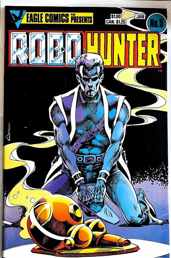 Robo-Hunter #5 (1985) Eagle Comics cover