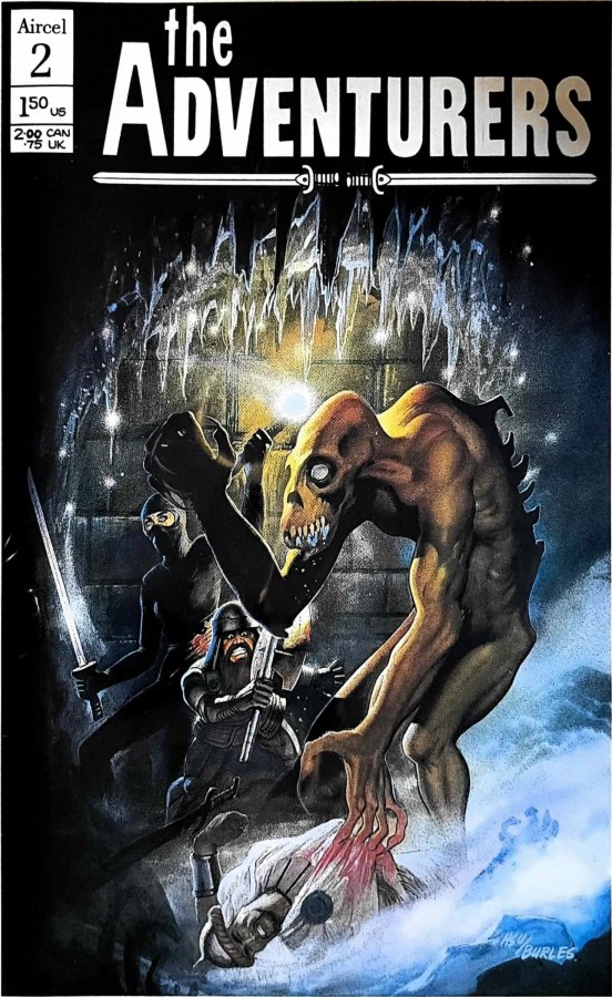 The Adventurers #2 (1986) Aircel cover
