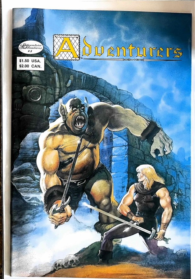 Adventurers #3 (1986) cover