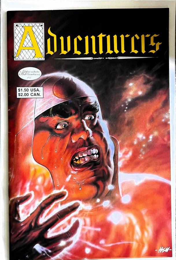 Adventurers #4 (1986) cover