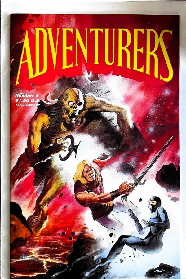 ADVENTURERS #5 (1987) cover