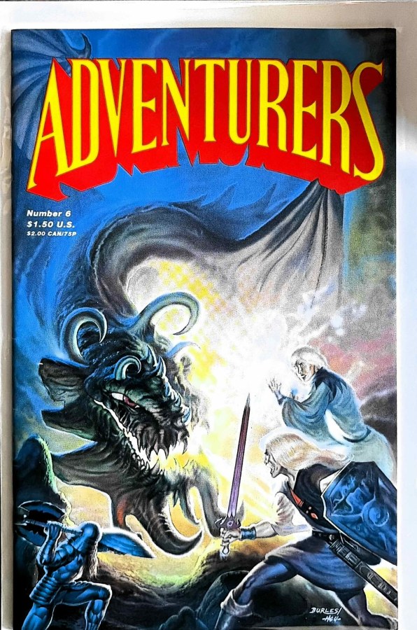 The Adventurers #6 (1987) cover