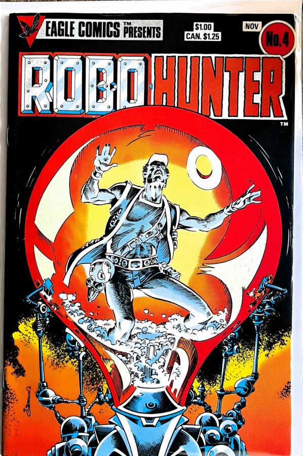 Robo-Hunter #4 (1984) Eagle Comics cover