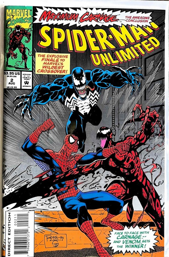 Spider-Man Unlimited #2 (1993) Marvel Comics cover