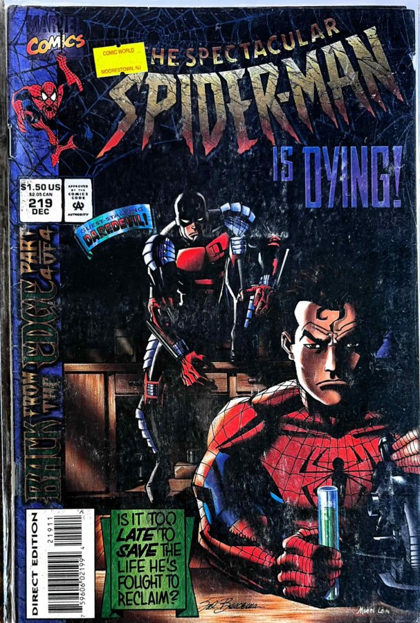 The Spectacular Spider-Man #219 (1994) Marvel Comics cover