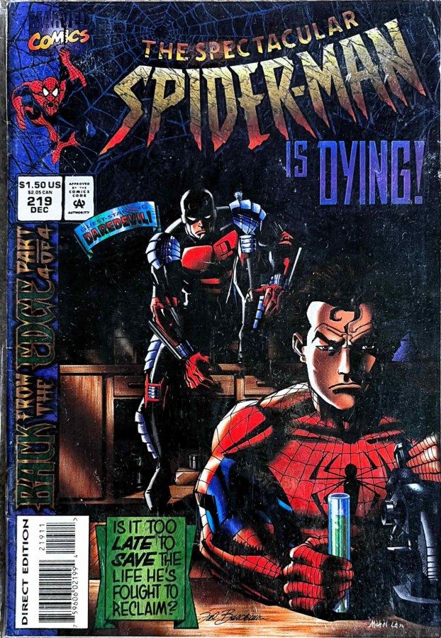 The Spectacular Spider-Man #219 (1994) Marvel Comics cover