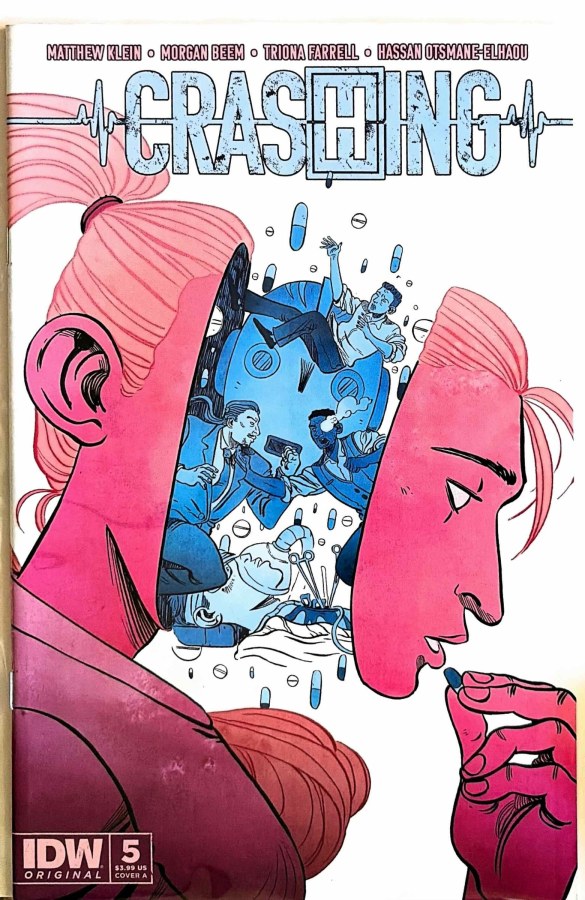 Crashing #5 (2023) IDW cover