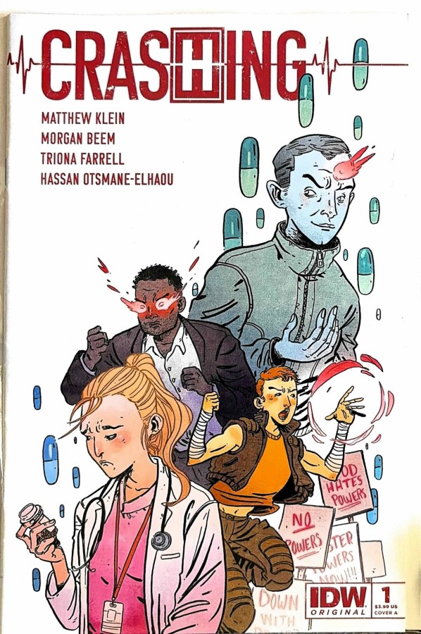Crashing #1 (2022) IDW Publishing cover