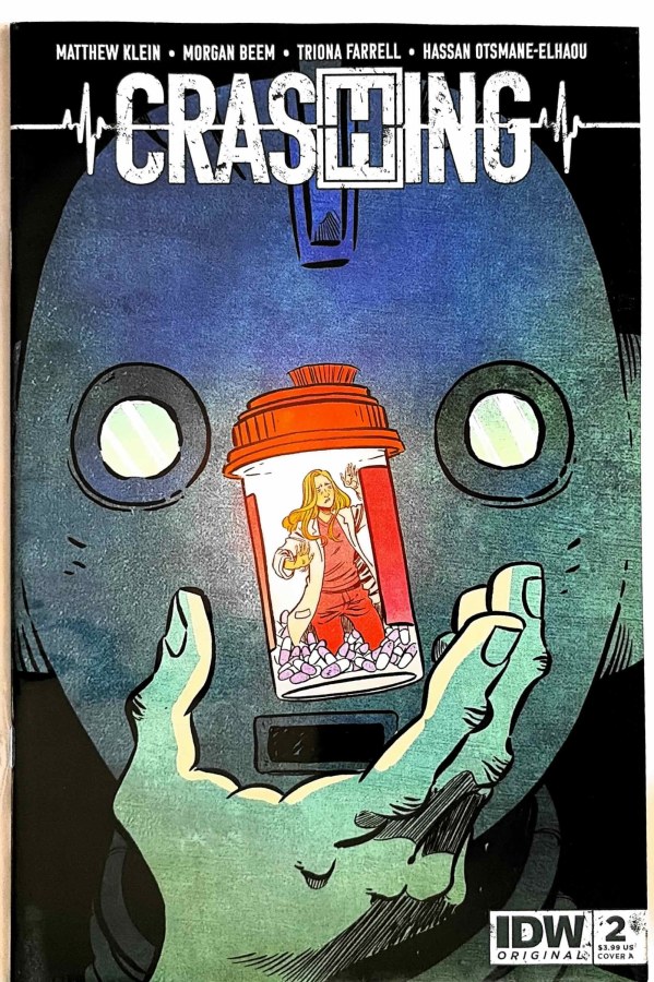 Crashing #2 (2022) IDW Publishing cover