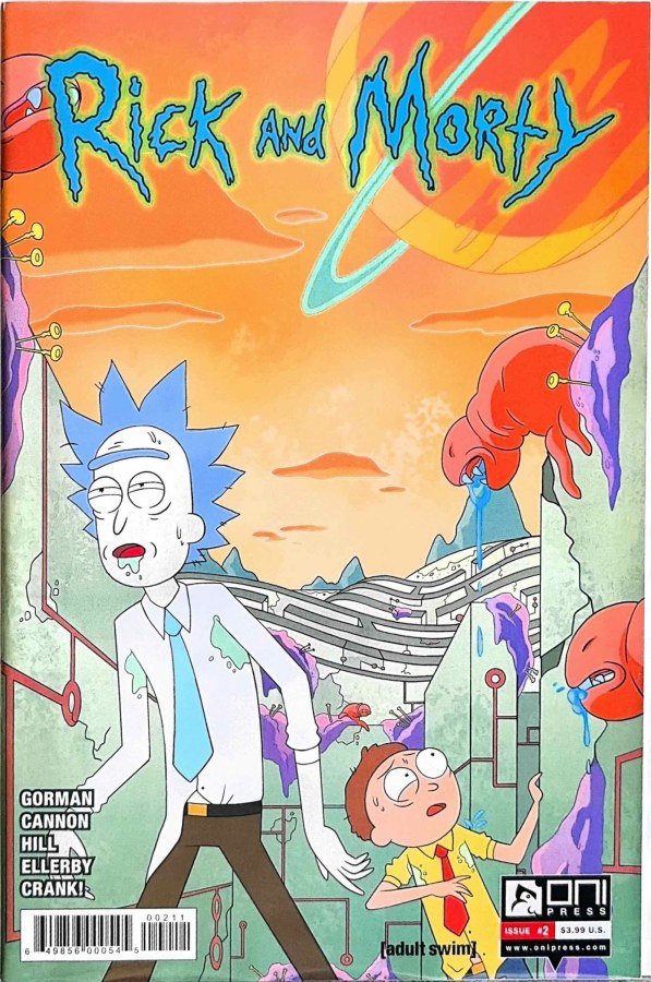 Rick and Morty #2 (2015) Oni Press cover