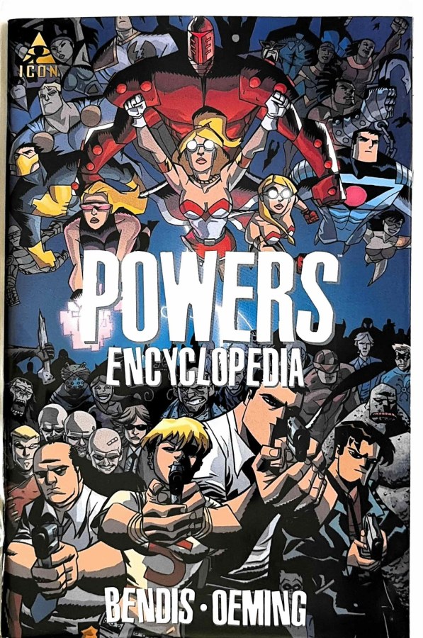 Powers Encyclopedia (2009) Icon Comics cover
