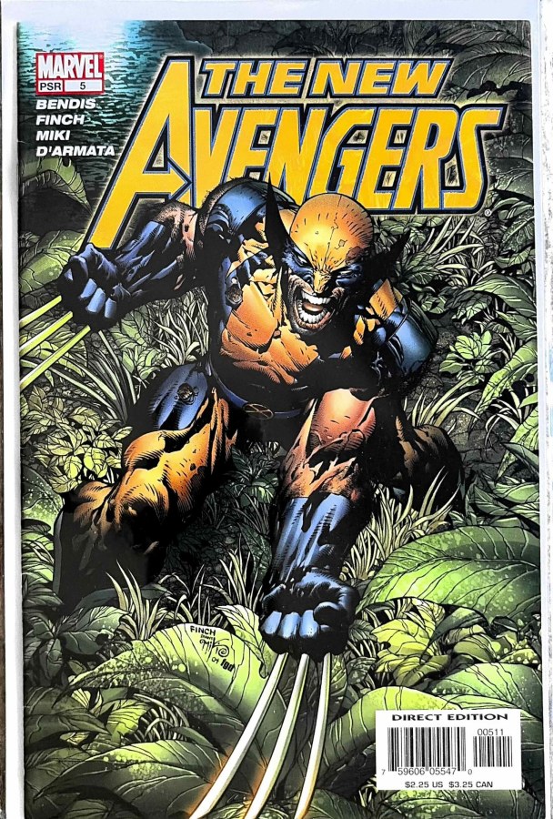 The New Avengers #5 (2005) Marvel cover