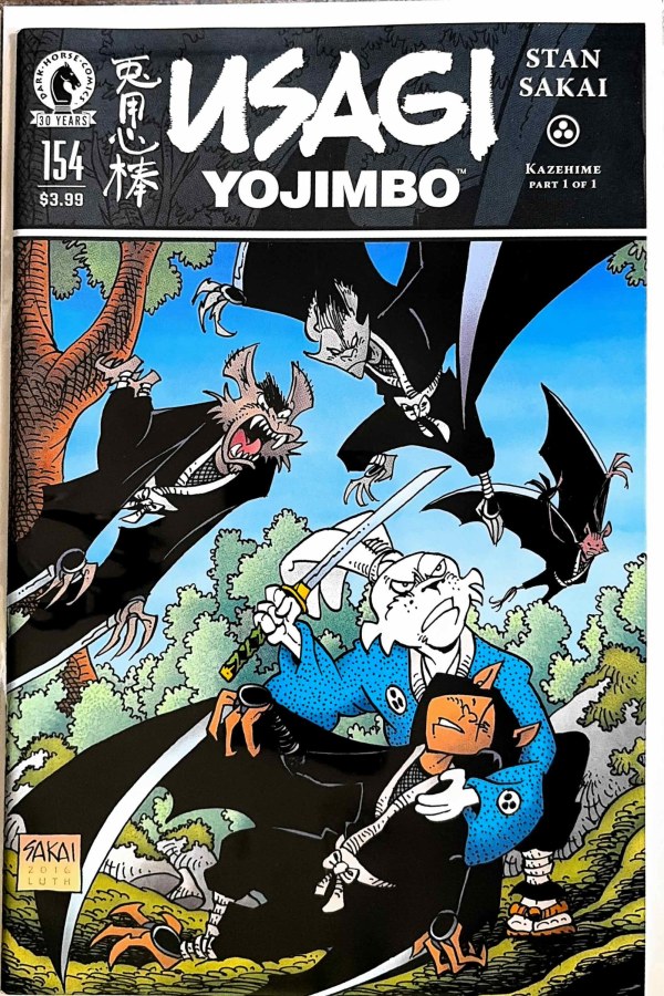 Usagi Yojimbo #154 (2016) Dark Horse Comics cover