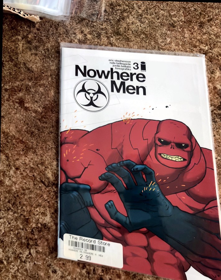 Nowhere Men #3 (2013) Image Comics cover