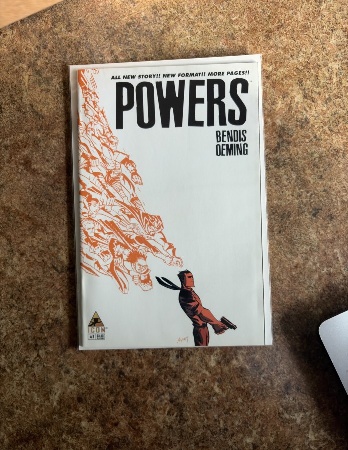 Powers #7 (2011) Icon Comics First Printing cover