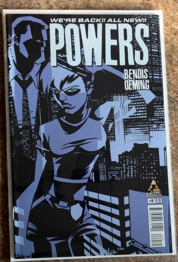 Powers #9 (2012) Icon Comics cover