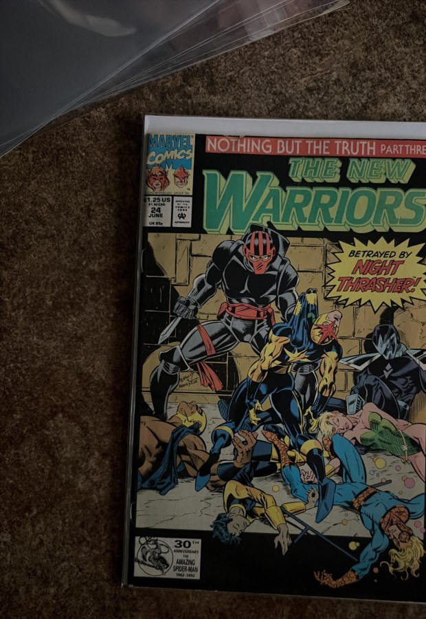 The New Warriors #24 (1992) Marvel Comics cover
