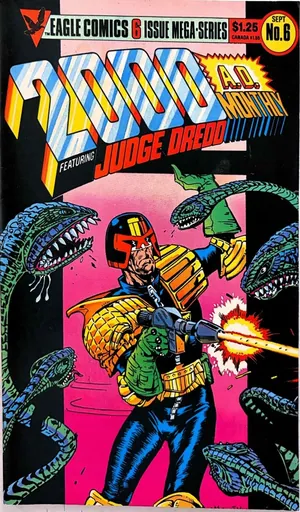 2000 AD Monthly #6 (1985) Eagle Comics cover