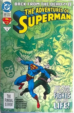 The Adventures of Superman #500 (1993) DC cover